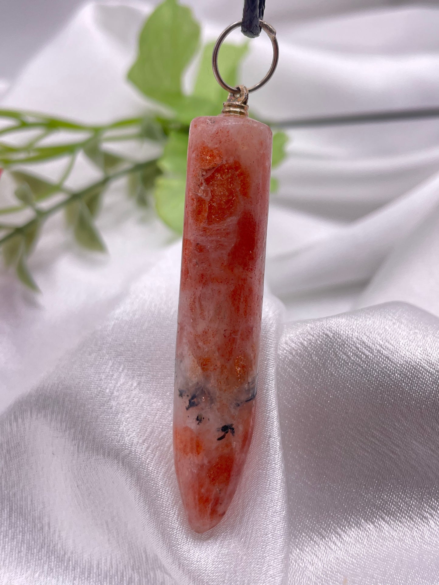 Sunstone Horn Pendant