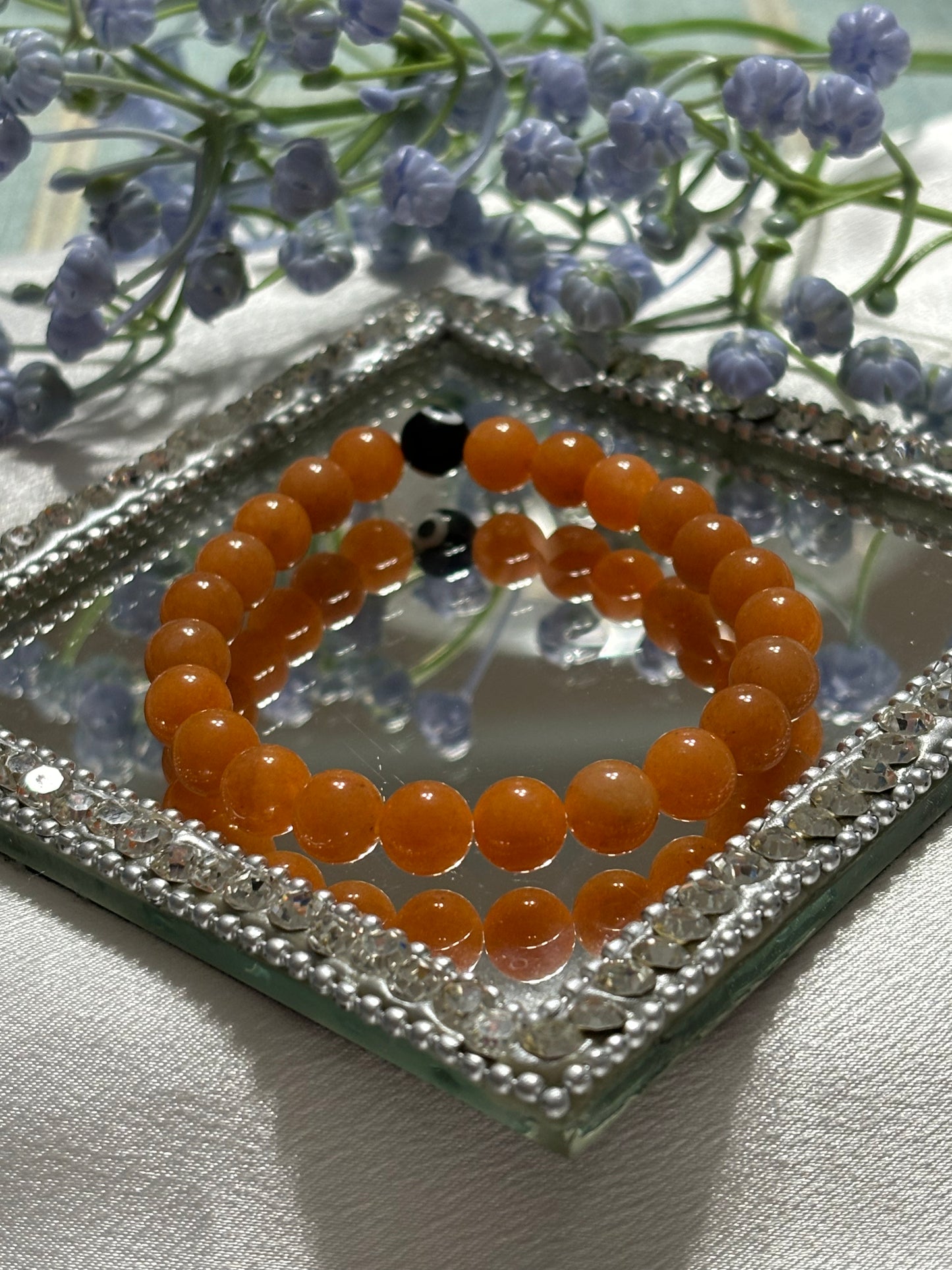 Orange Aventurine Evil Eye